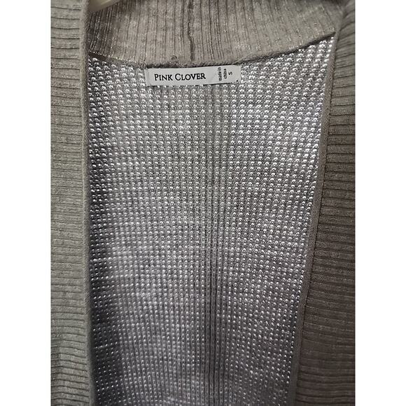 PINK CLOVER OPEN FRONT CARDIGAN SWEATER Women's Small New A119 Soft Comfy - Picture 2 of 7